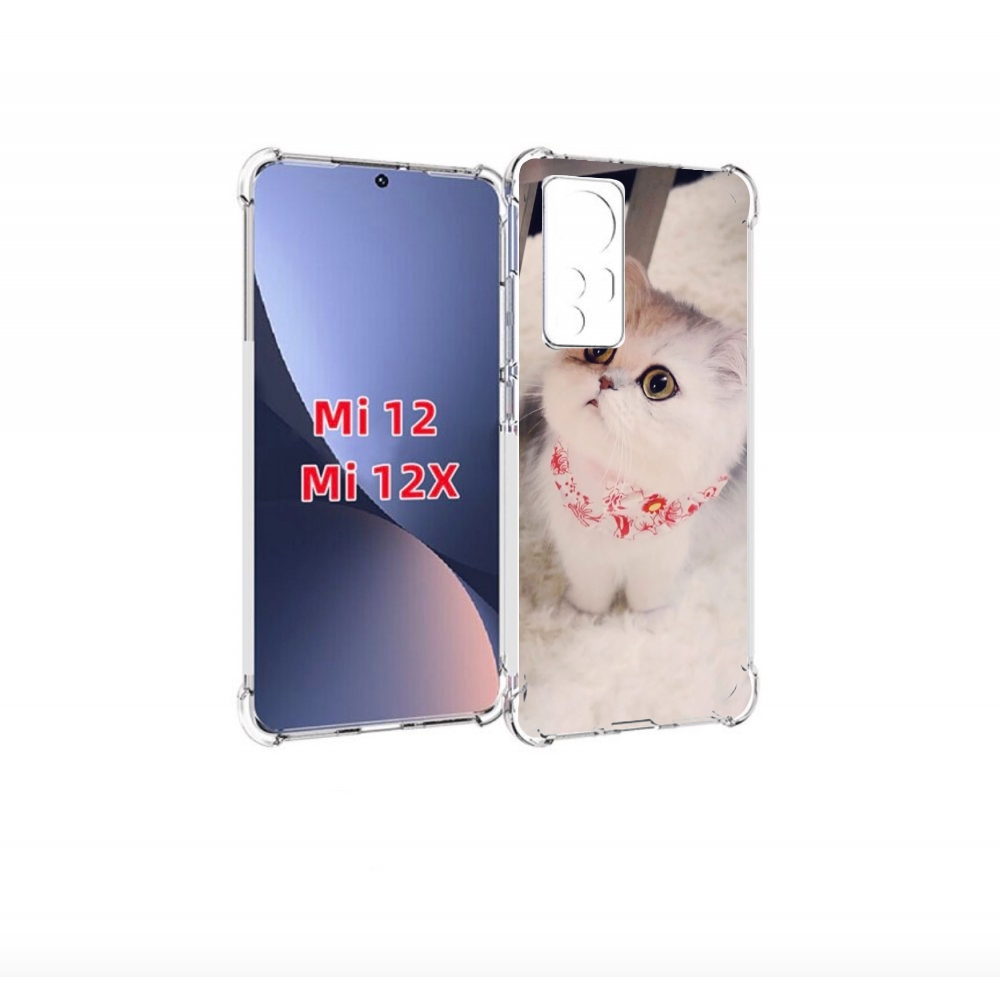 

Чехол бампер MyPads Котеночек женский для Xiaomi 12., Прозрачный, Tocco