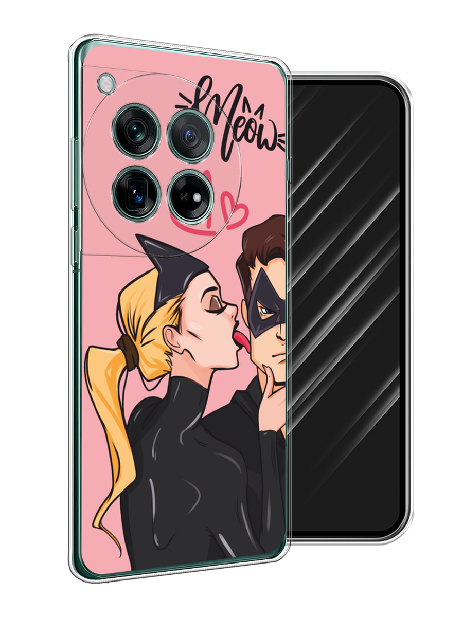 

Чехол Awog на OnePlus 12 "Kiss of Cat Woman", Розовый;черный;бежевый, 154450-1