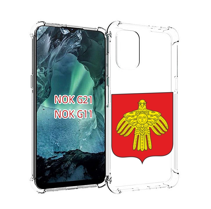 

Чехол Mypads Герб-Коми-Сыктывкар Для Nokia G11/G21, Прозрачный, Tocco