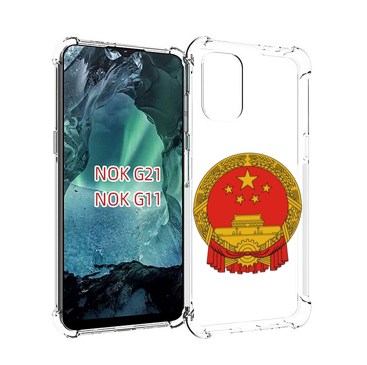 

Чехол Mypads Герб-Китаи Для Nokia G11/G21, Прозрачный, Tocco