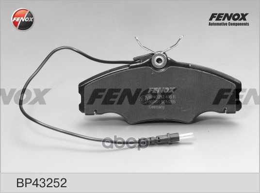 

Тормозные колодки FENOX дисковые BP43252, BP43252