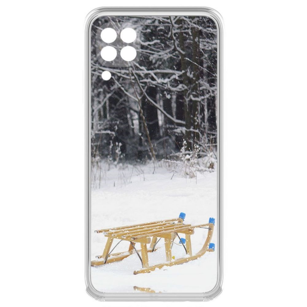 

Чехол-накладка Krutoff Clear Case Санки для Huawei Nova 7i