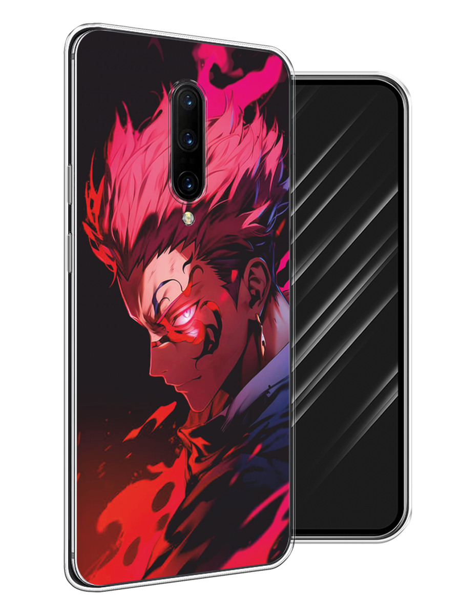 

Чехол Awog на OnePlus 7 Pro "Взгляд Сукуны", Розовый;красный;черный, 150850-1