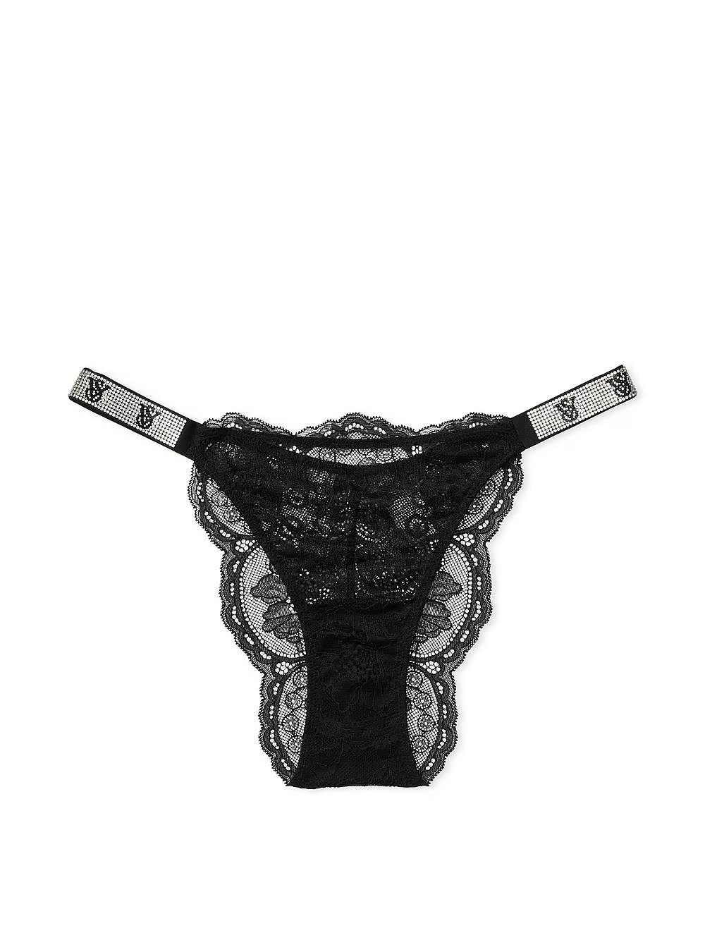 Трусы женские Victoria's Secret 11229160 черные XL