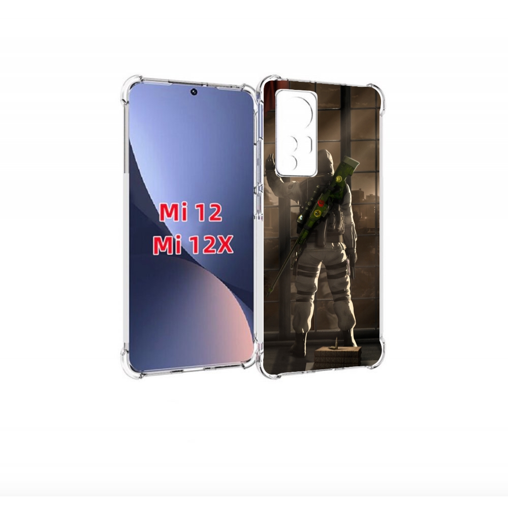 

Чехол бампер MyPads Контр-Страйк-в-дыму для Xiaomi 12., Прозрачный, Tocco