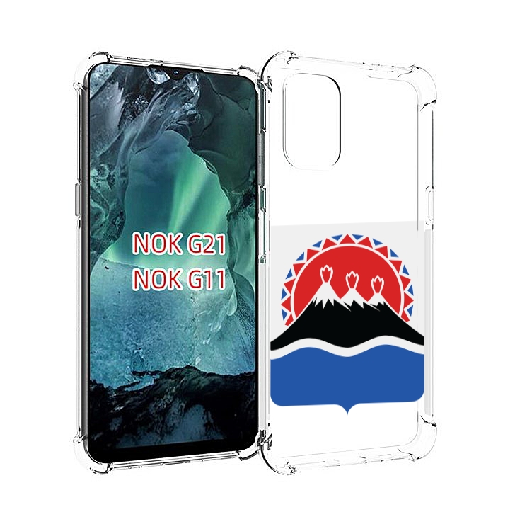 

Чехол Mypads Герб-Камчатскии-Краи Для Nokia G11/G21, Прозрачный, Tocco