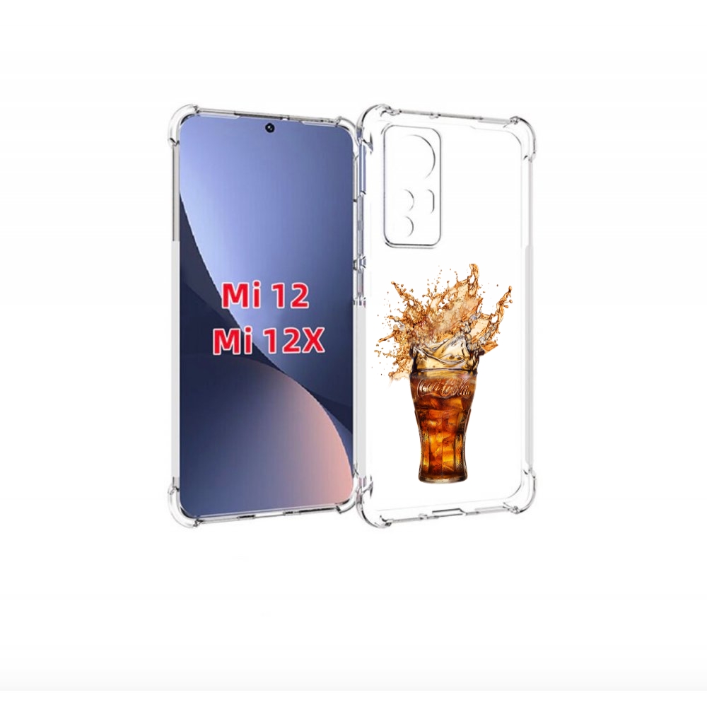 

Чехол-бампер MyPads Кола-в-стакане для Xiaomi 12/Xiaomi 12X прот, Прозрачный, Tocco