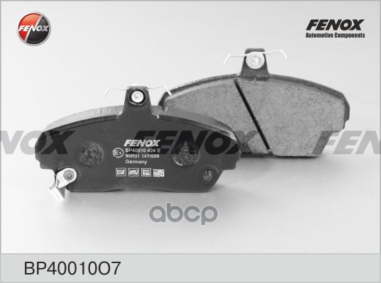 

Колодки Тормозные Gaz 3102/3110/31105/2705/3221/3302 Передние FENOX BP40010O7, BP40010O7