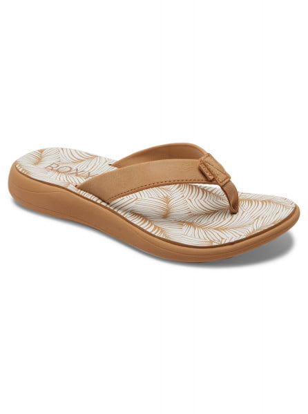 

Вьетнамки женские Roxy ARJL100938-WT0 коричневые 41 RU, Коричневый, ARJL100938-WT0