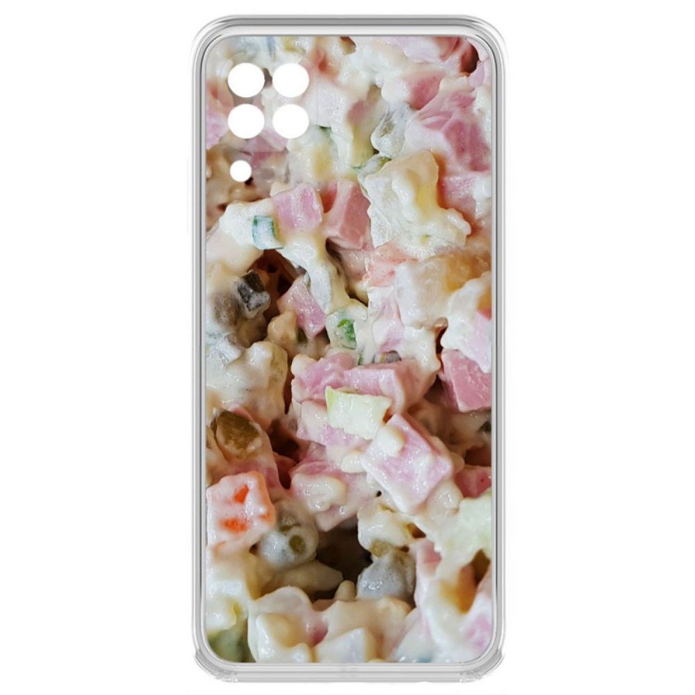 

Чехол-накладка Krutoff Clear Case Оливье для Huawei Nova 7i