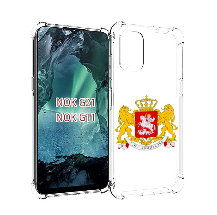 

Чехол Mypads Герб-Грузии Для Nokia G11/G21, Прозрачный, Tocco