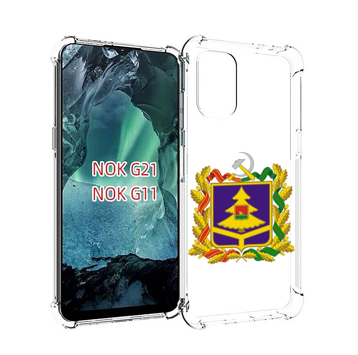 

Чехол Mypads Герб-Брянскои-Области Для Nokia G11/G21, Прозрачный, Tocco