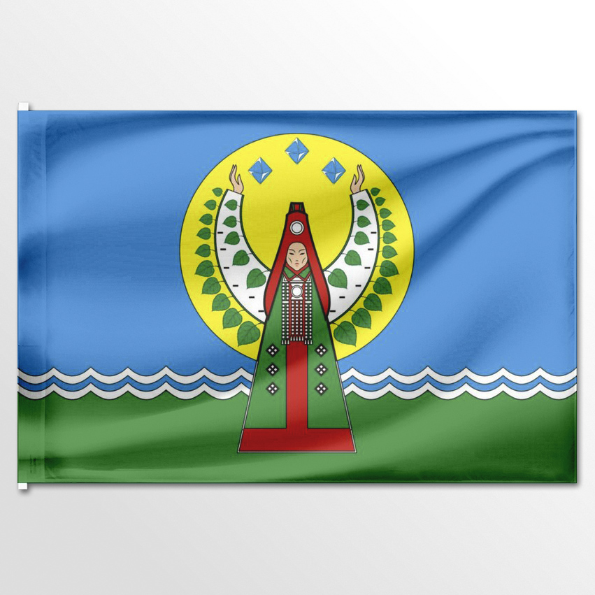 

Флаг ЦТП ФЕНИКС города Нюрба 135x90 см, 5165-135x90