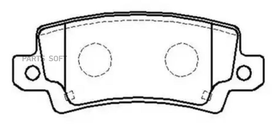 

Колодки Тормозные Дисковые Задн Toyota: Corolla 01 - , Corolla Седан 02 - , Corolla Универ