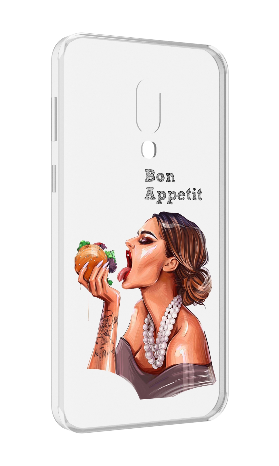 

Чехол MyPads Бон-аппетит для Meizu 16 Plus / 16th Plus, Прозрачный, Tocco