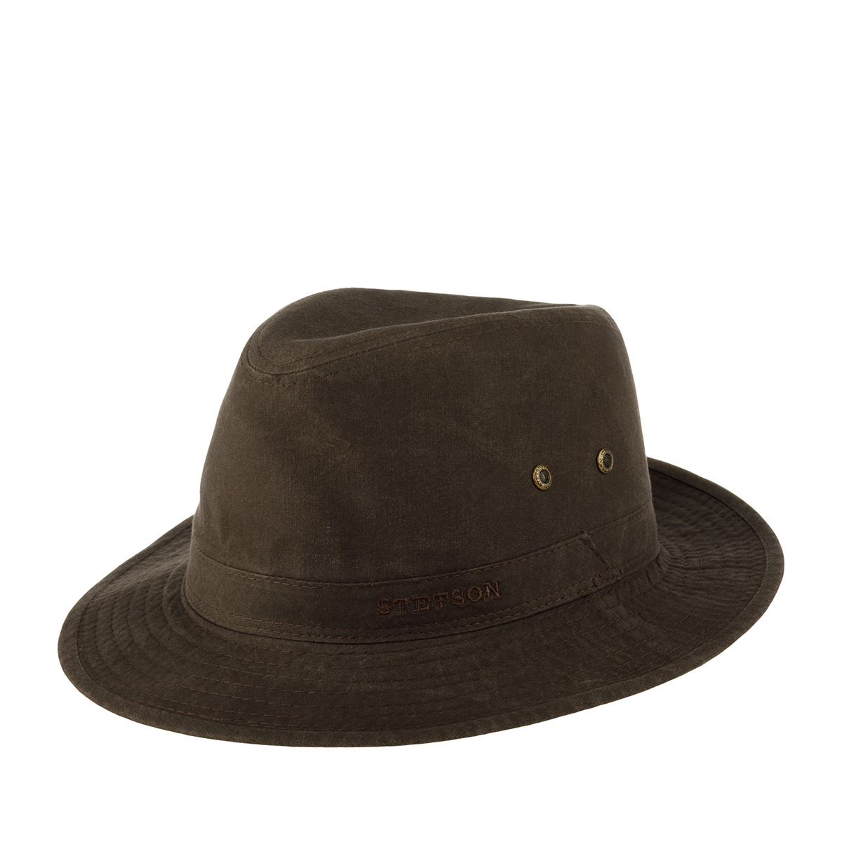 Шляпа унисекс Stetson 2541114 TRAVELLER DELAVE коричневая, р.61