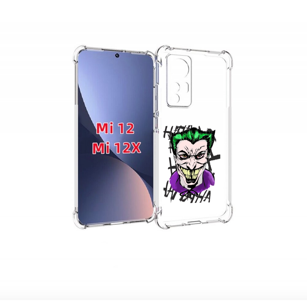 

Чехол бампер MyPads Джокер-крейзи для Xiaomi 12., Прозрачный, Tocco