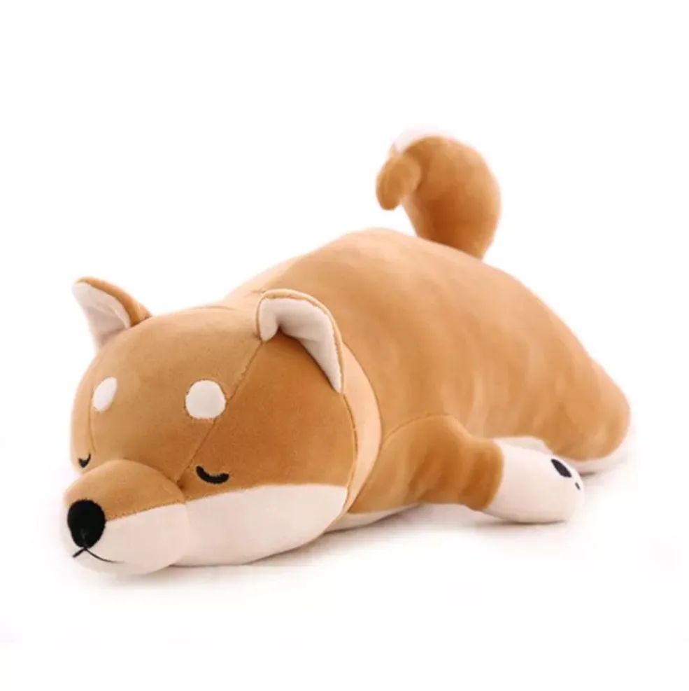 Мягкая игрушка Торговая федерация спящая собака Лежебока 75 см, коричневый