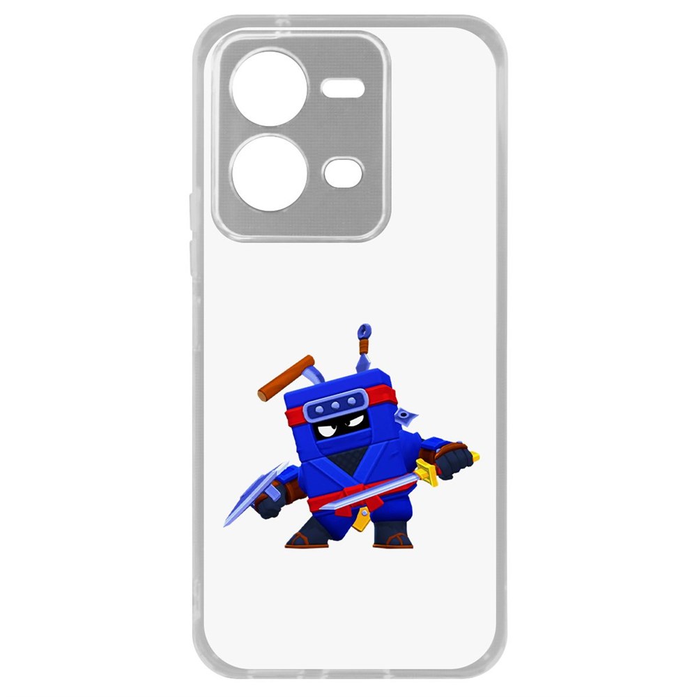

Чехол Brawl Stars-Ниндзя Эш для Vivo V25, Прозрачный