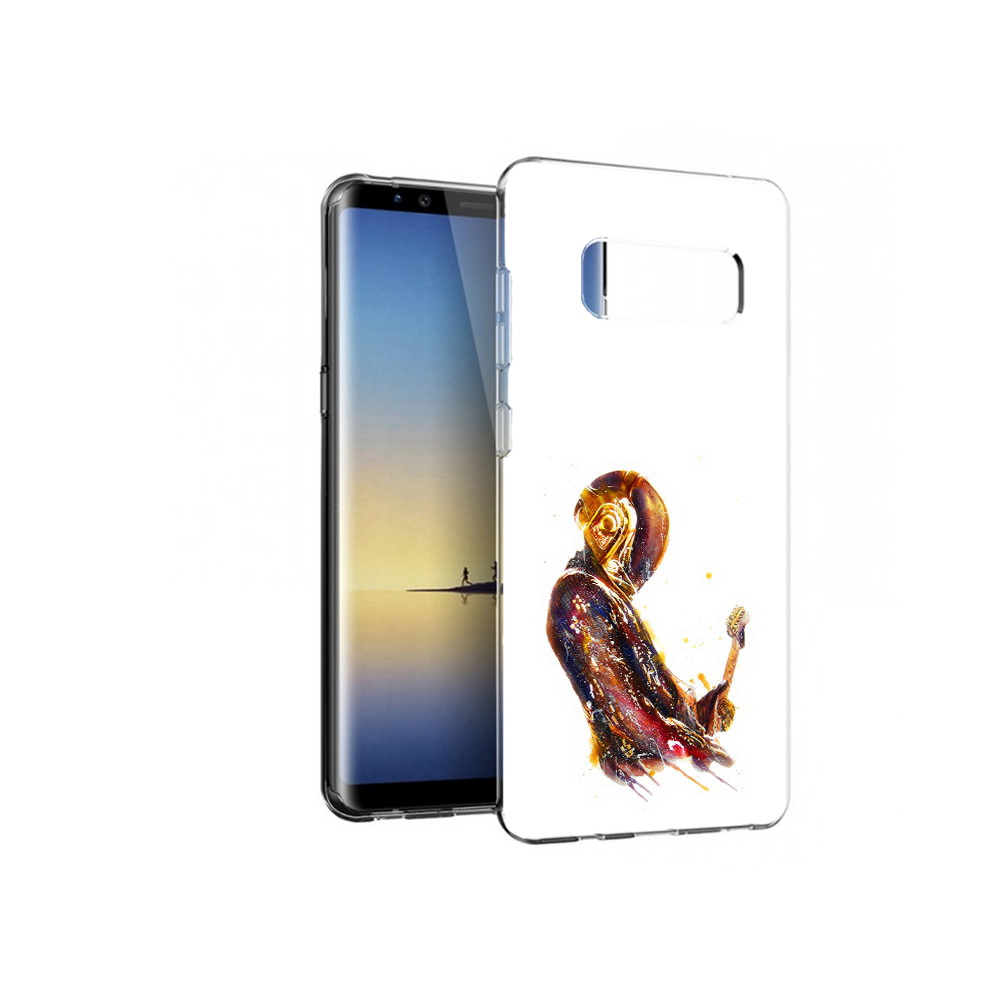 

Чехол MyPads Tocco для Samsung Galaxy Note 8 космо-музыкант, Прозрачный, Tocco