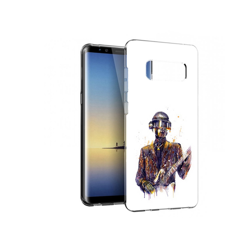 

Чехол MyPads Tocco для Samsung Galaxy Note 8 космо-гитарист, Прозрачный, Tocco
