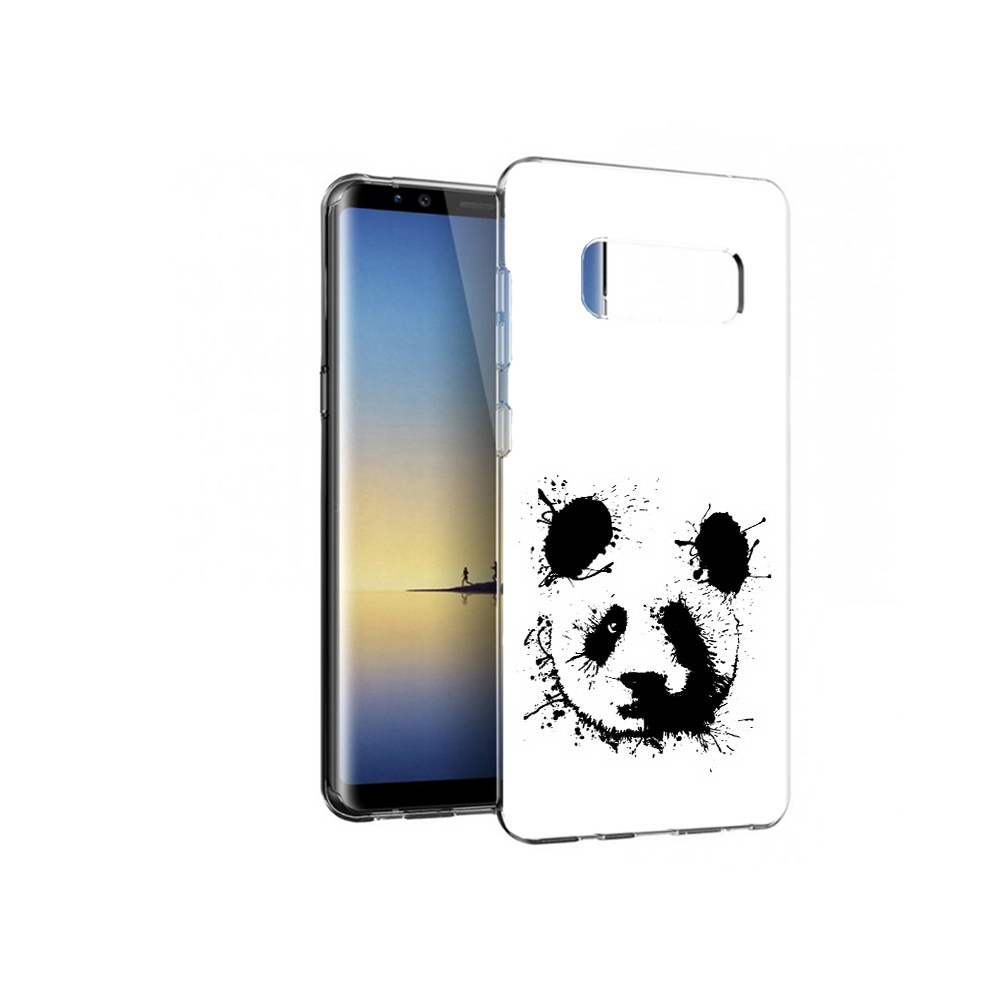 

Чехол MyPads Tocco для Samsung Galaxy Note 8 клякса-панда, Прозрачный, Tocco