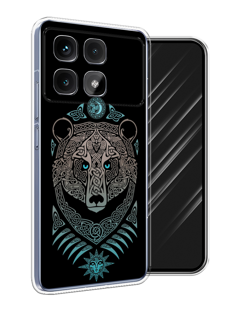 

Чехол Awog на Xiaomi Redmi K70 Ultra "Кельтский медведь", Черный;серый, 323050-1