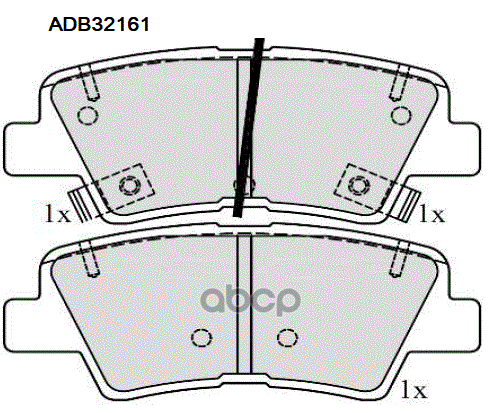 

Колодки торм. HYUNDAI KIA Ceed 1.4 CVVT, 1.6 CVVT 05/12- OPTIMA 2.0, 2.0 CVVL 03/12-