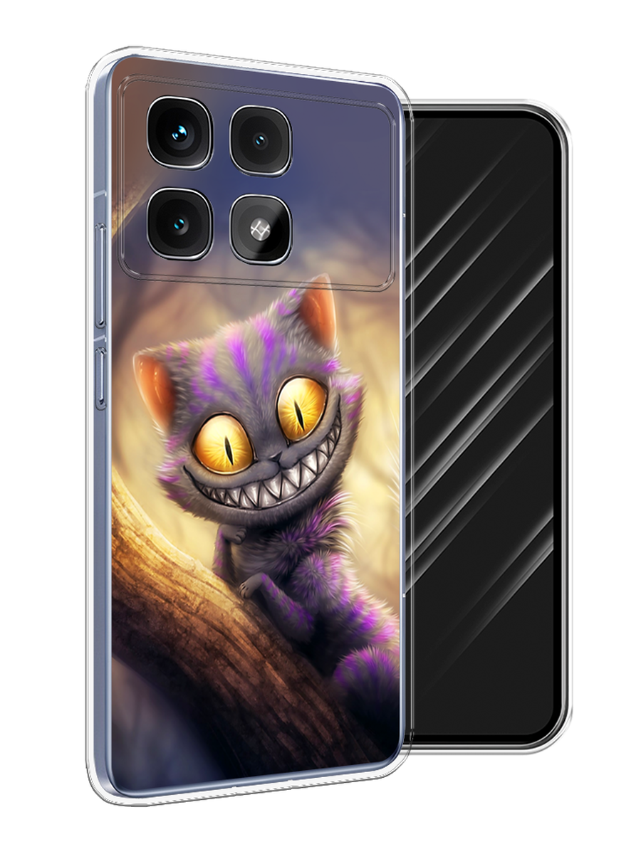 

Чехол Awog на Xiaomi Redmi K70 Ultra "Cheshire Cat", Фиолетовый;желтый, 323050-1