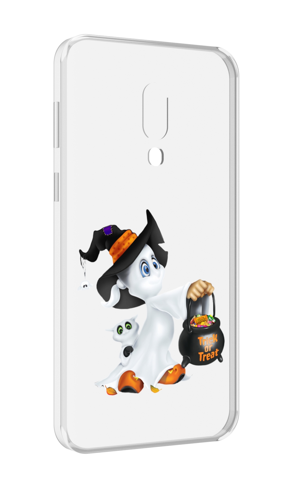 

Чехол MyPads Маленький призрак для Meizu 16 Plus / 16th Plus, Прозрачный, Tocco