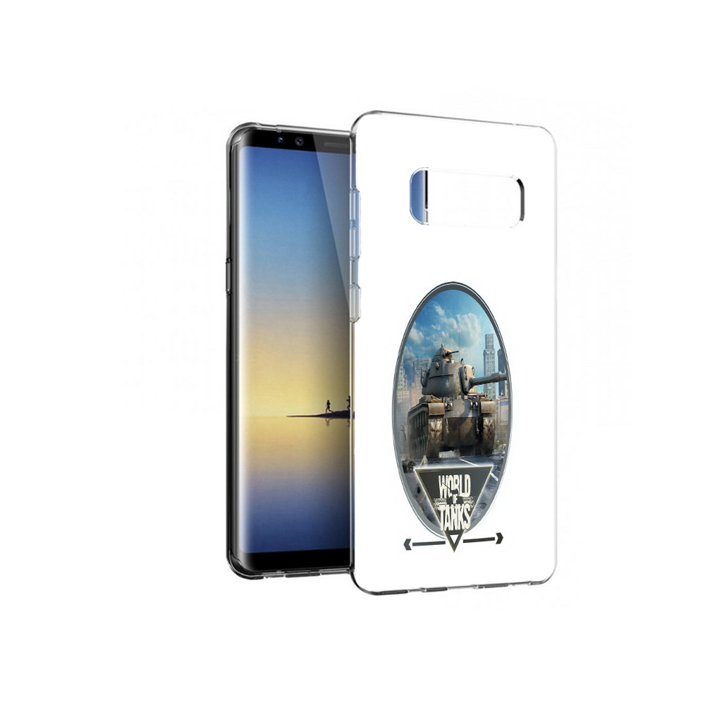 

Чехол MyPads Tocco для Samsung Galaxy Note 8 игра с танками, Прозрачный, Tocco