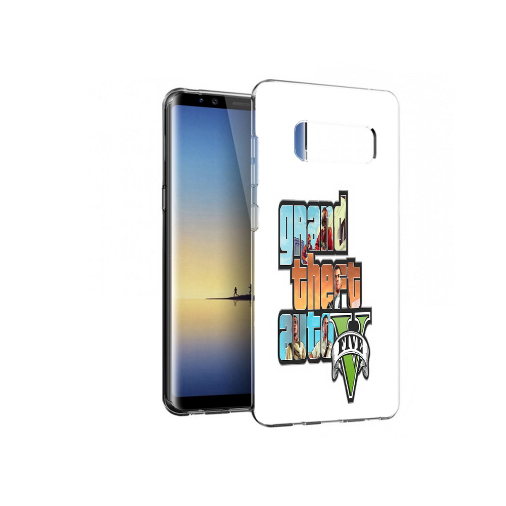 

Чехол MyPads Tocco для Samsung Galaxy Note 8 игра гта, Прозрачный, Tocco