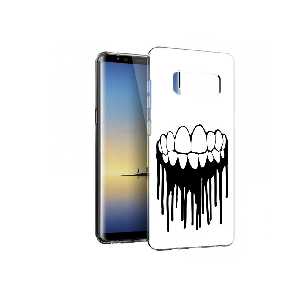 

Чехол MyPads Tocco для Samsung Galaxy Note 8 зубы, Прозрачный, Tocco