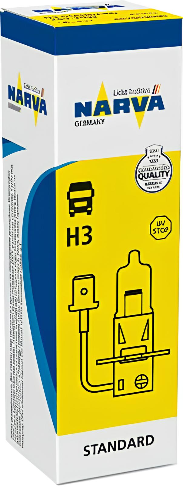 

Лампа H3 24V 70W PK22s NVA (упаковка Carton Box 1 шт)
