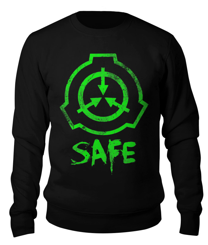 

Свитшот унисекс Printio Scp, safe черный XS, Scp, safe