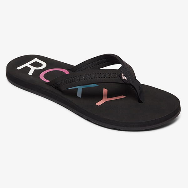 

Вьетнамки женские Roxy ARJL100866-BLK черные 38 RU, Черный, ARJL100866-BLK