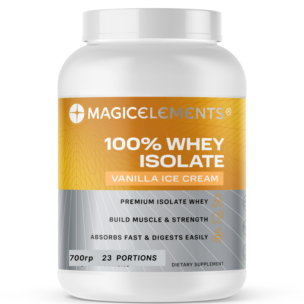 Протеин изолят 100% Whey ISO Magic Elements 700 гр. ванильное мороженое