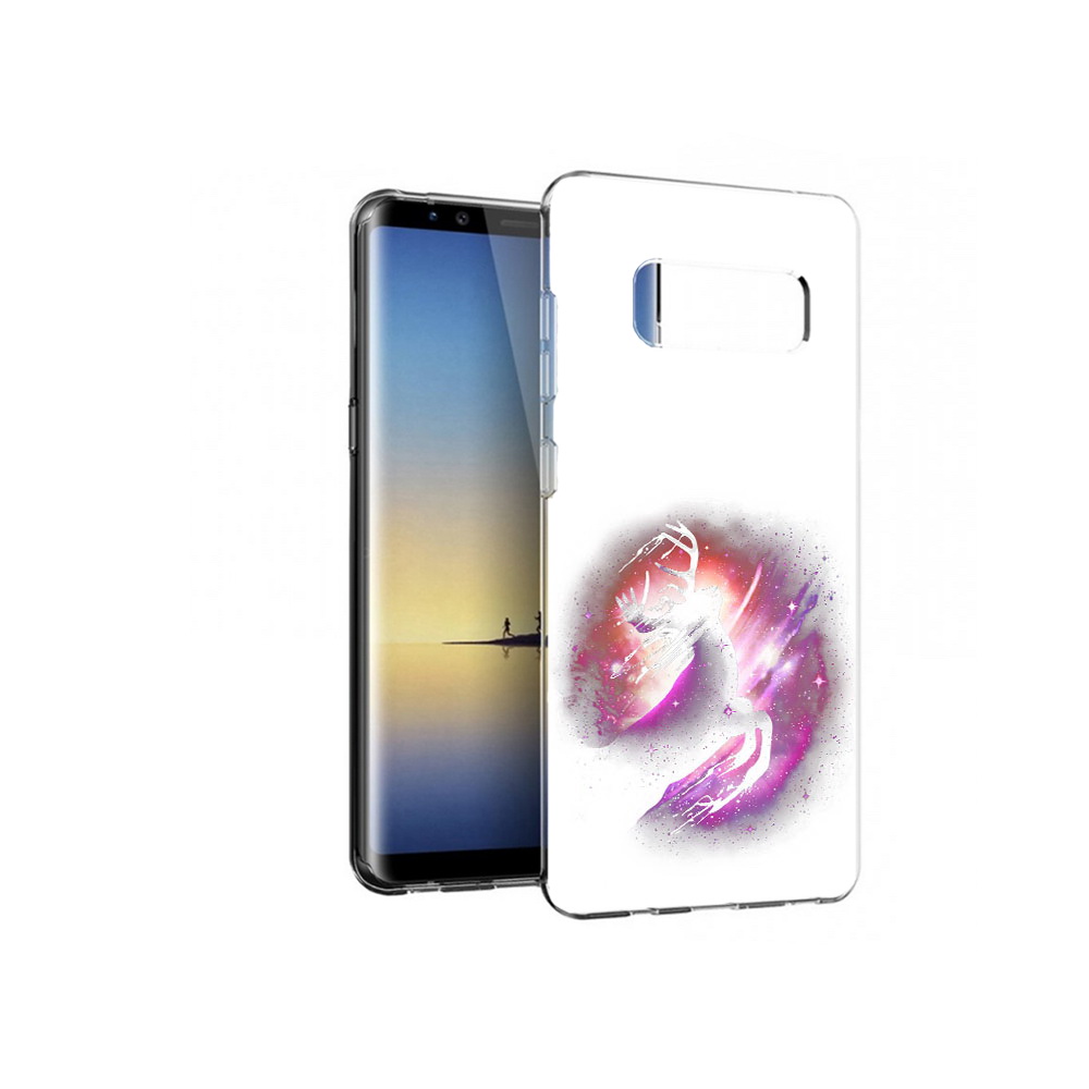 

Чехол MyPads Tocco для Samsung Galaxy Note 8 звездный олень, Прозрачный, Tocco