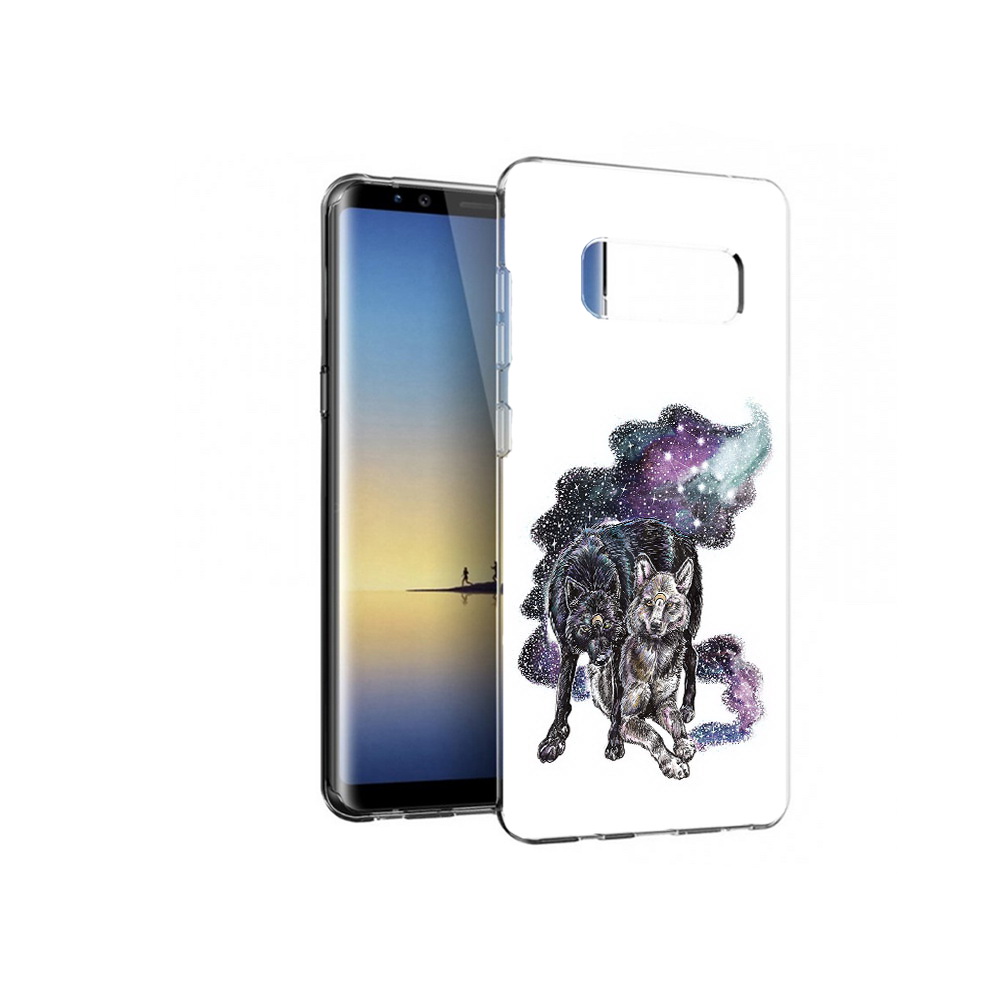 

Чехол MyPads Tocco для Samsung Galaxy Note 8 звездные волки, Прозрачный, Tocco
