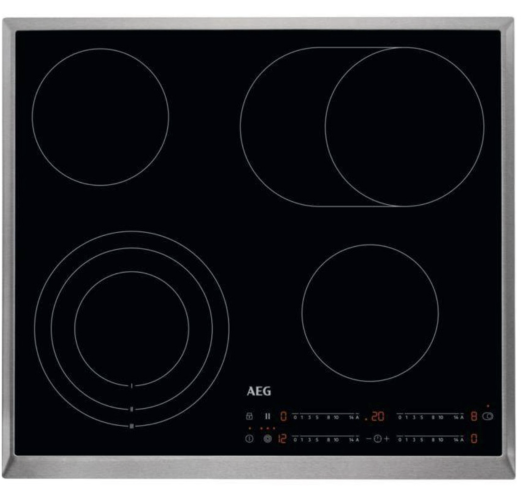 

Встраиваемая варочная панель электрическая AEG HRB64470XB черный, HRB64470XB