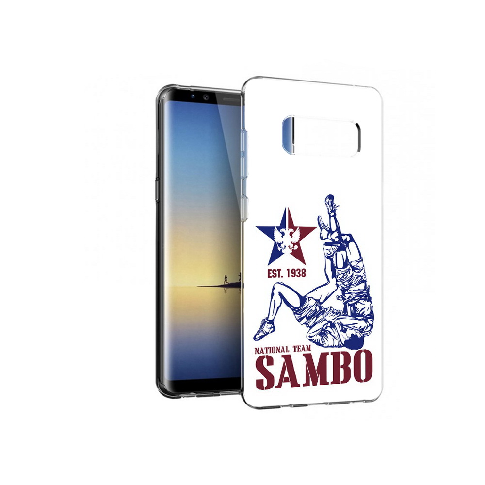

Чехол MyPads Tocco для Samsung Galaxy Note 8 единоборства самбо, Прозрачный, Tocco