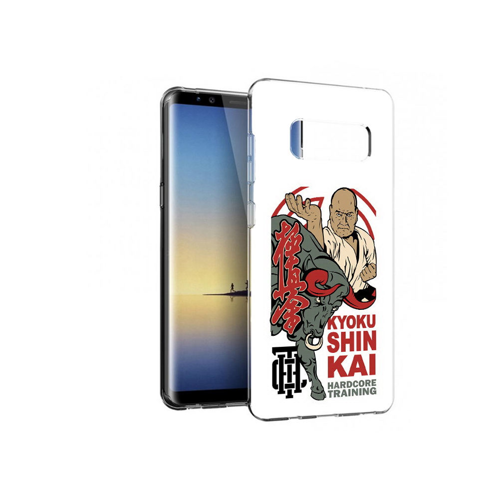 

Чехол MyPads Tocco для Samsung Galaxy Note 8 единоборства рисунок, Прозрачный, Tocco
