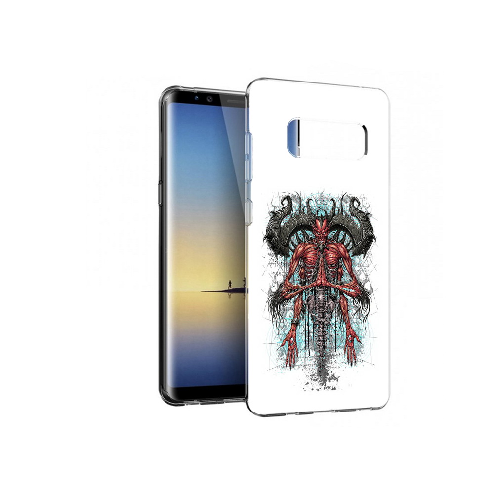 

Чехол MyPads Tocco для Samsung Galaxy Note 8 дьявол, Прозрачный, Tocco