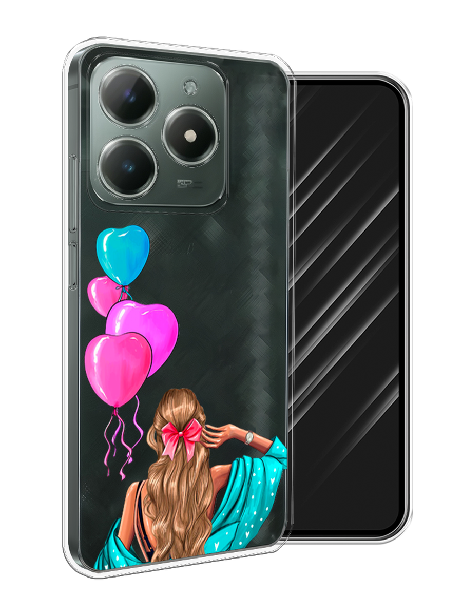 

Чехол Awog на Realme C61 4G (Global) "День Рождения", Голубой;розовый;бежевый, 2518050-1