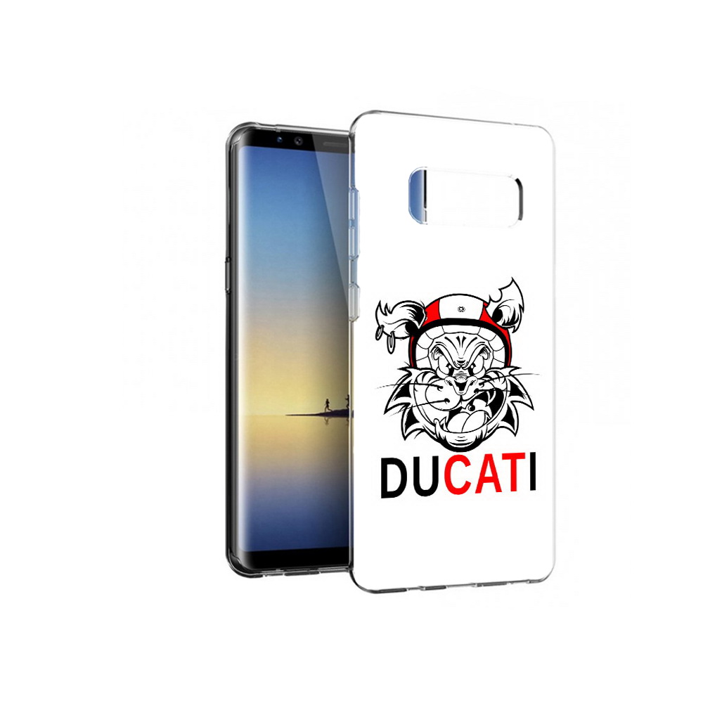 

Чехол MyPads Tocco для Samsung Galaxy Note 8 дукати, Прозрачный, Tocco