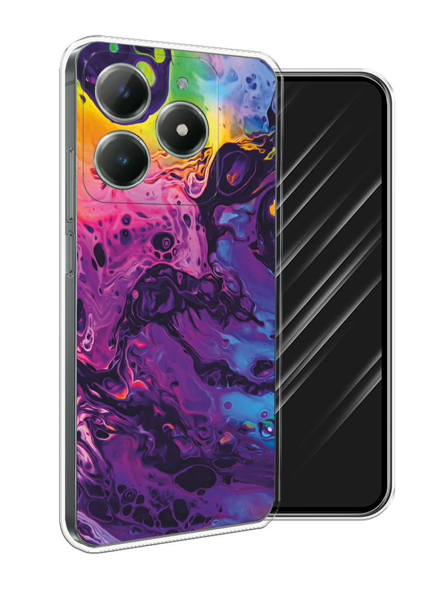 

Чехол Awog на Realme C61 4G (Global) "ACID fluid", Бордовый, 2518050-1