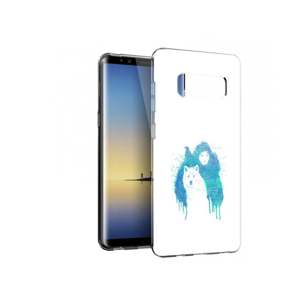 

Чехол MyPads Tocco для Samsung Galaxy Note 8 джон сноу, Прозрачный, Tocco