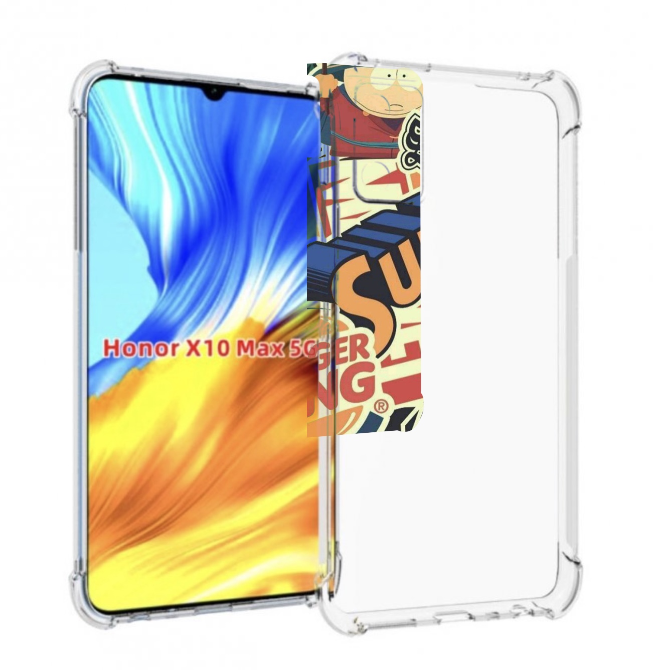 

Чехол MyPads Лейблы-на-постере для Honor X10 Max, Прозрачный, Tocco