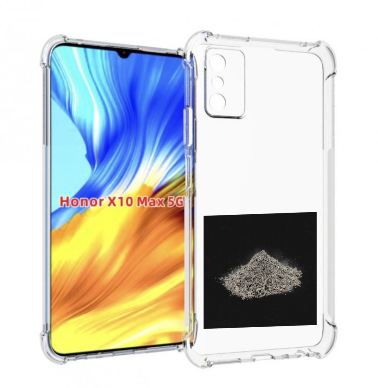 

Чехол MyPads Легендарная пыль Morgenshtern для Honor X10 Max, Прозрачный, Tocco