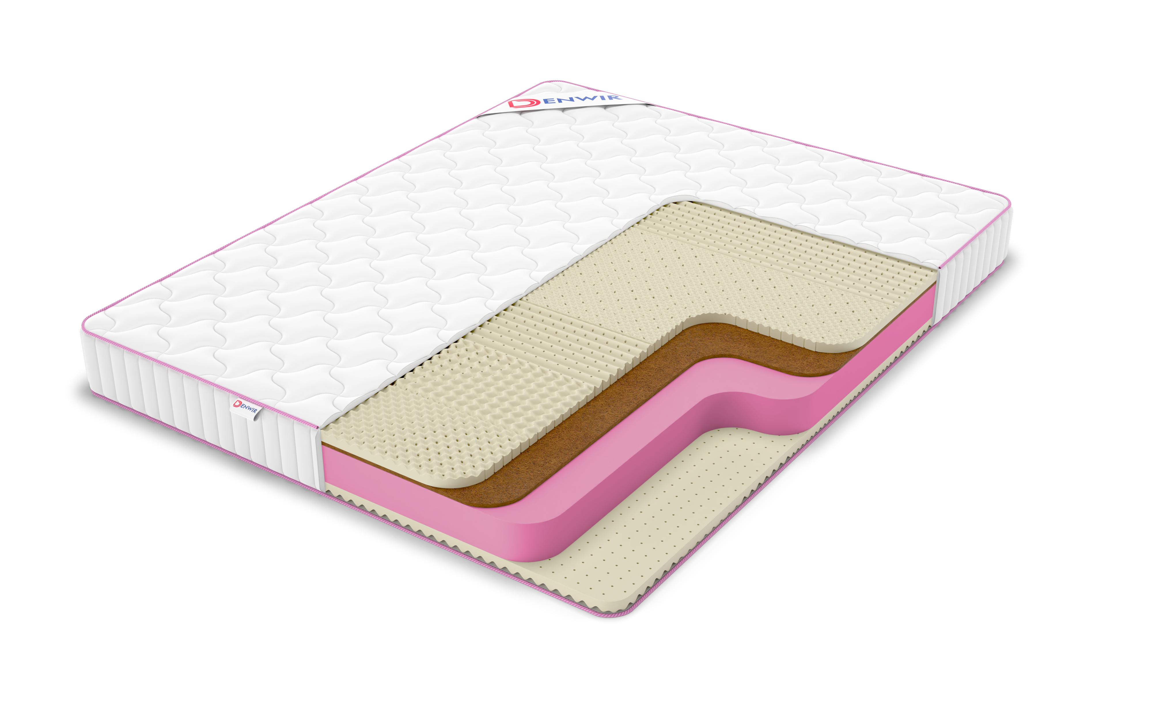 

Матрас беспружинный DENWIR MEGA SOFT BALANCE 17/chstmat_MSB17_105x195, Белый, MEGA SOFT BALANCE 17